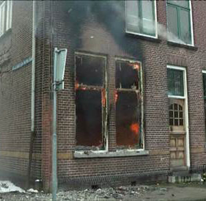 Brand In Een Woning Aan De Stieltjesstraat In Utrecht.